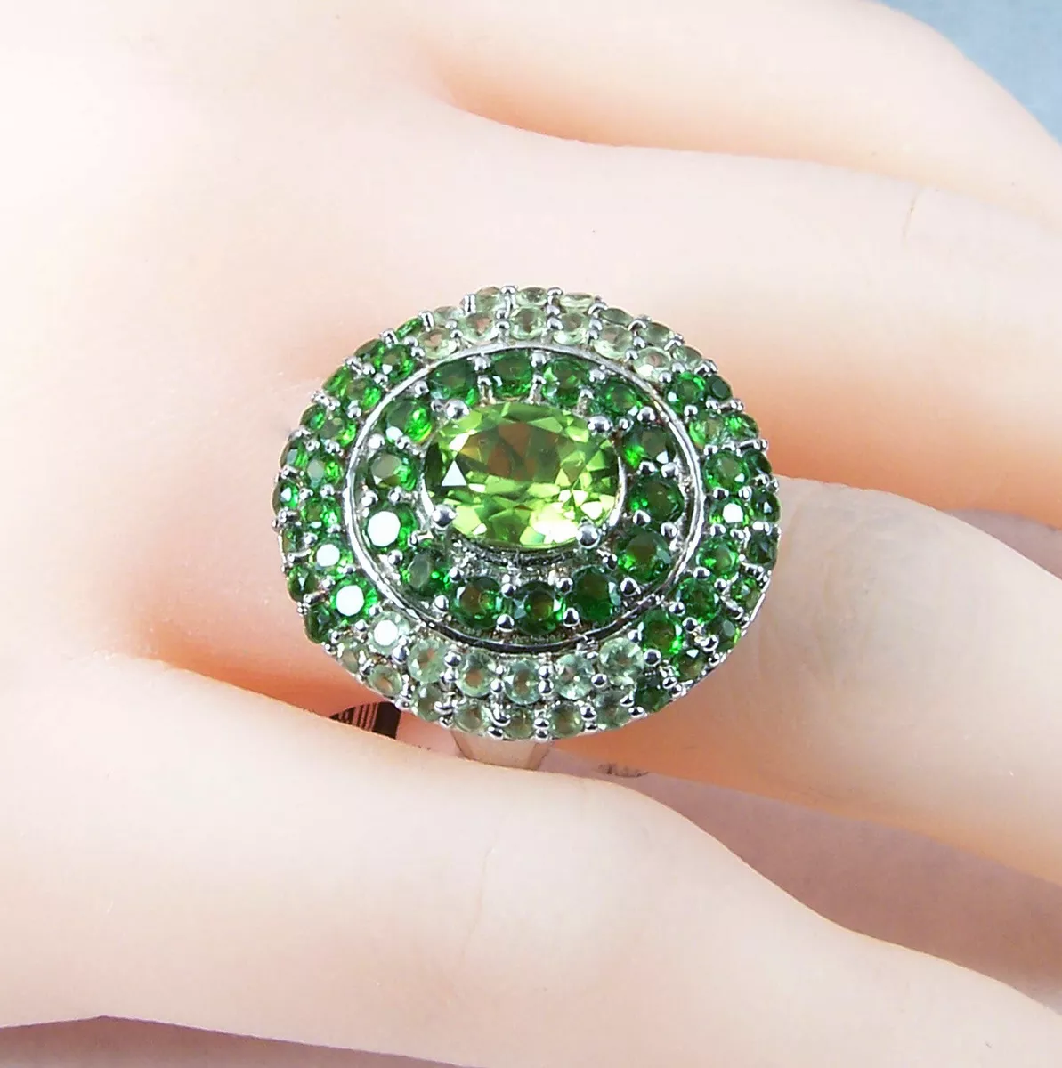 Russian chrome diopside ring clearance