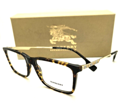 New BURBERRY Eyeglasses B 2339 3002 55-17 145 Large Tortoise