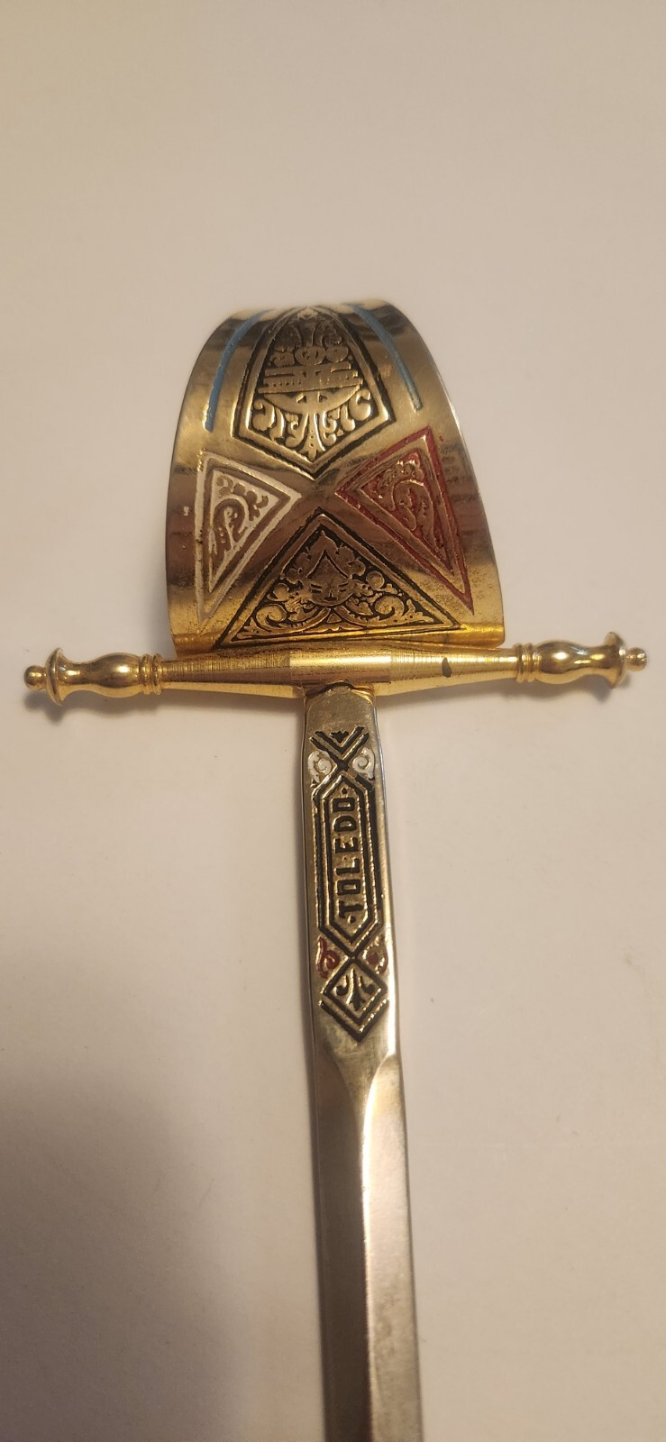 Toledo Mini Sword Letter Opener Souvenir Display Prop