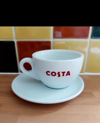 Costa Kaffeetasse 355ml 12oz Massimo mit Untertasse