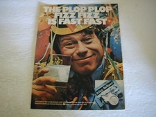 1977 ALKA-SELTZER PLOP PLOP FIZZ FIZZ FAST FAST FULL PAGE VINTAGE PRINT AD L040