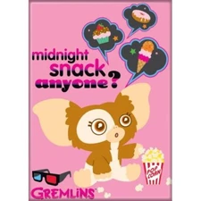 ATA-BOY MINDNIGHT SNACK ANYONE? GREMLINS MAGNET 2.5” X 3.5” NEW