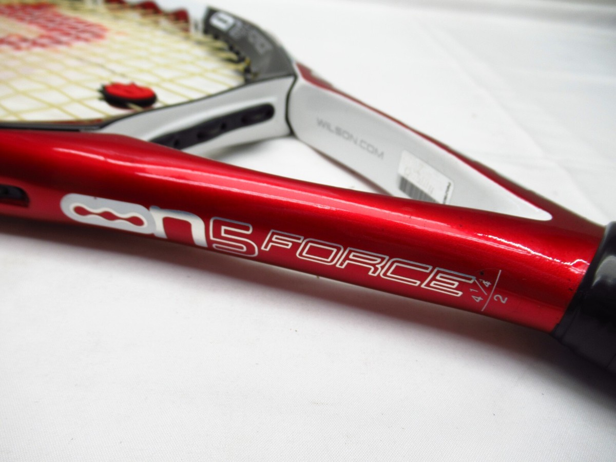 WILSON NCODE N5 FORCE OS TENNIS RACQUET (4 1/4) NEW GRIP