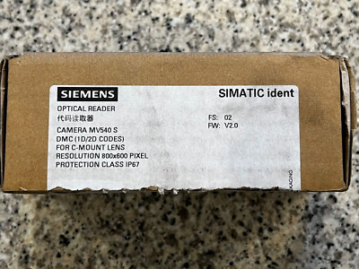 Siemens Simatic ident Camera MV540 S 5GF3540-0CD10 Optical Reader