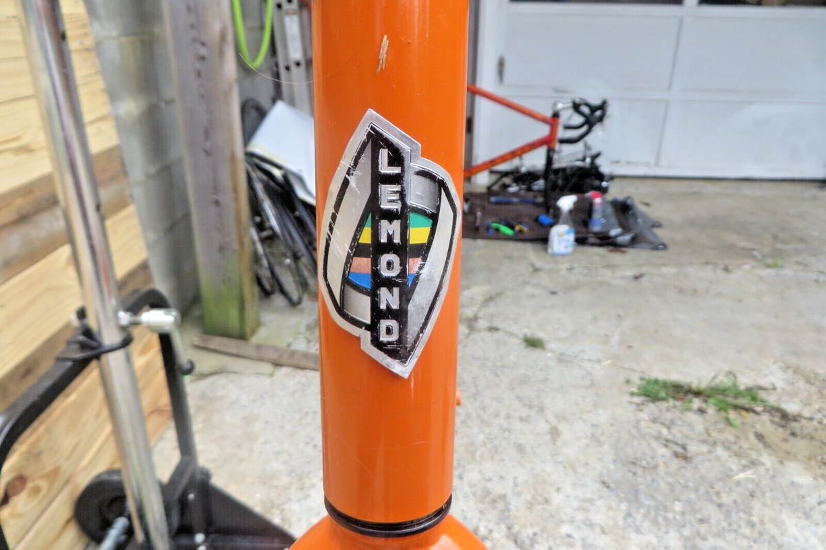 1997 LEMOND ALPE D'HUEZ 58cm Steel Frameset Vintage See Details