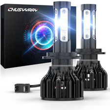 H7 Led Headlight Bulbs Kit High Low Beam 6000k Super Bright White Lights 2x