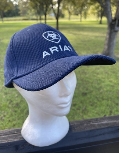 Ariat Blue Embroidered Logo Mens Hat 