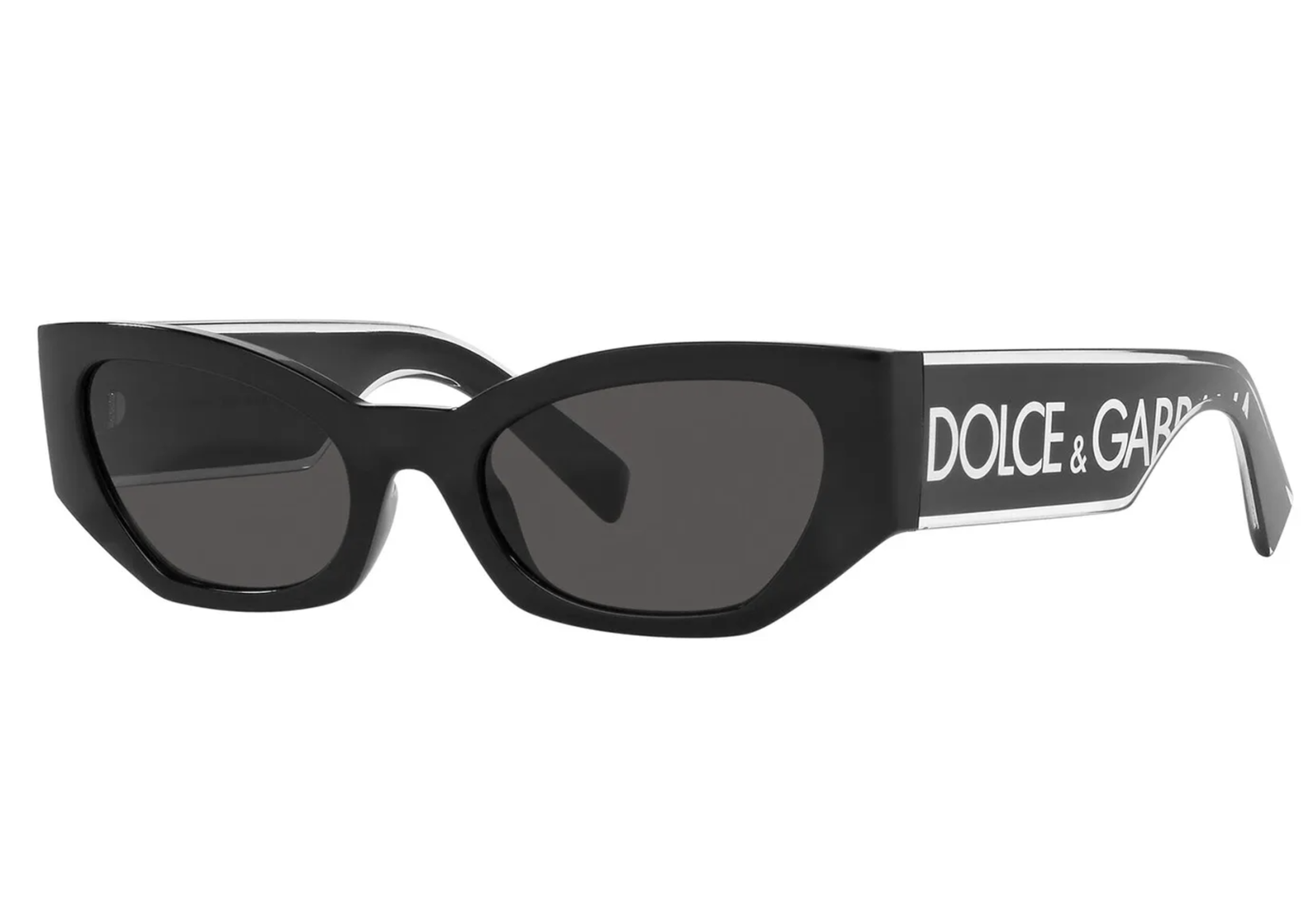 DOLCE & GABBANA DG6186 501/87 Sunglasses Black Frame Grey Lenses  