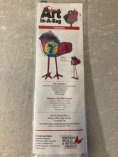 NEW Fabric Art In-a-Bag Kit Craziopods Birds of Extinction Series 2003 Rare