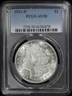 1921-D $1 Morgan Silver Dollar PCGS AU 58