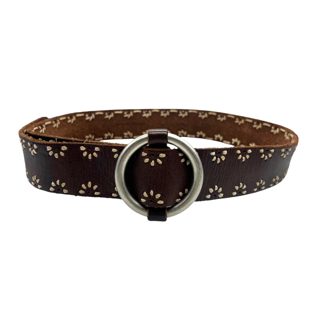 VTG Floral Embroidered Glitter Sparkle Leather Belt Gold Buckle Fairy Dolce & Gabbana Multicolor Floral Jacquard Lurex Gold Buckle  main image 4