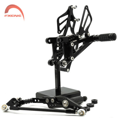 CNC Adjusting Rearset Footpegs Footrest Pedal For Yamaha YZF R1 2007-2008