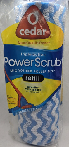 O Cedar Pro Scrub 10 Inch Roller Mop Slide On Refill Wave