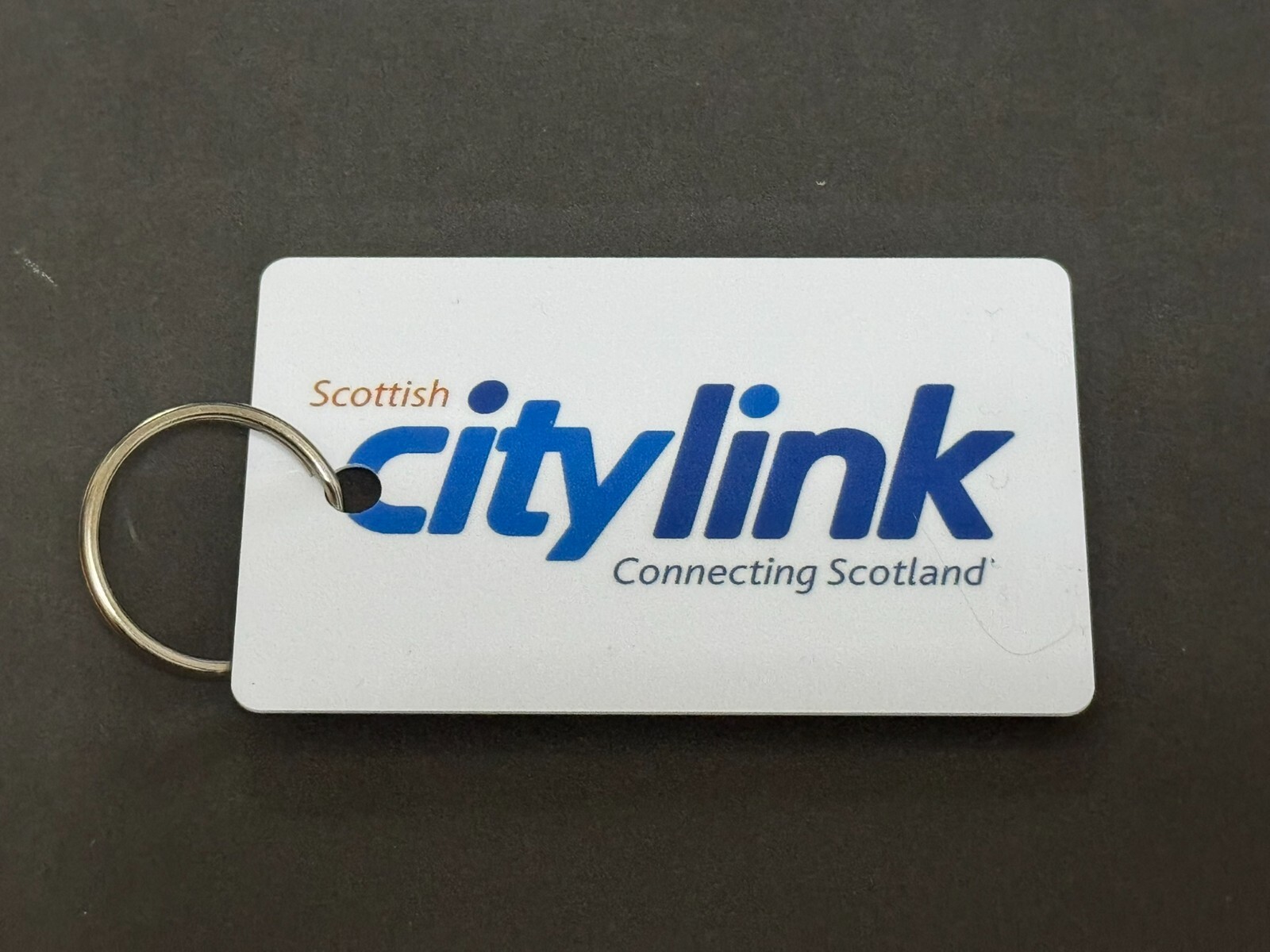 SCOTTISH CITYLINK COACHES NATIONAL BUS LUGGAGE TAG PLANE KEY RING BAG