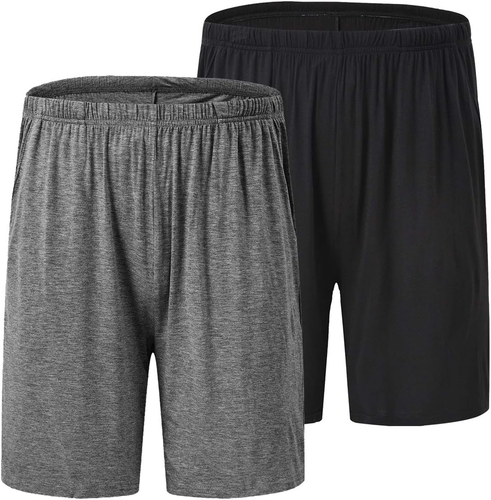 Mens Pajama Shorts,Male Lounge Sleep Shorts Ultra Soft Comfortable Light Sleepin
