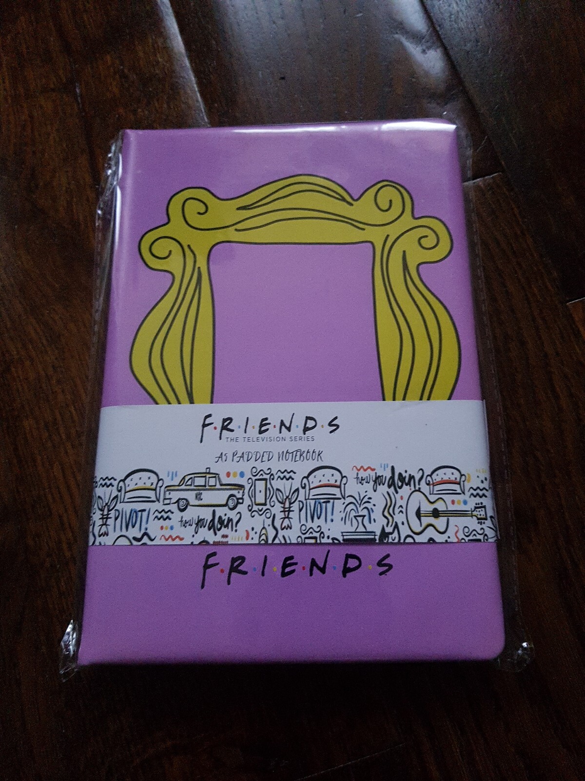 Friends TV Series A5 Padded Notebook Elastic Closure