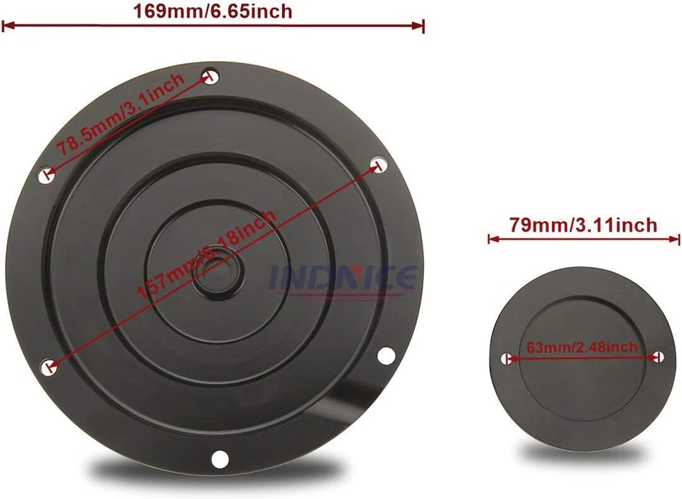 Beveled Derby Timing Covers For Harley 2004-up Sportster 1200 Custom XL1200C Foto 4 de 4