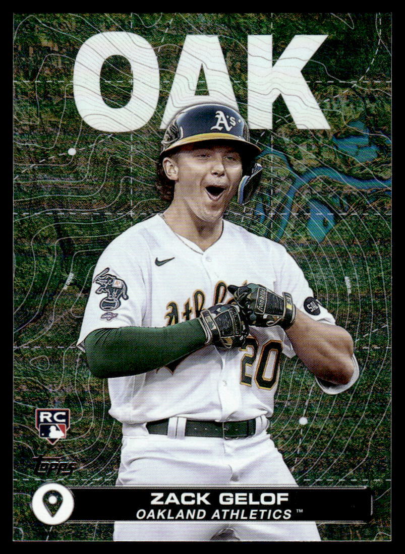 2024 Topps Series 2 #CTC-26 Zack Gelof City to City RC Oakland Athletics