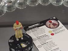SEPT03 Heroclix Deadpool  X-Force set Deadpool 034a Rare figure w/card