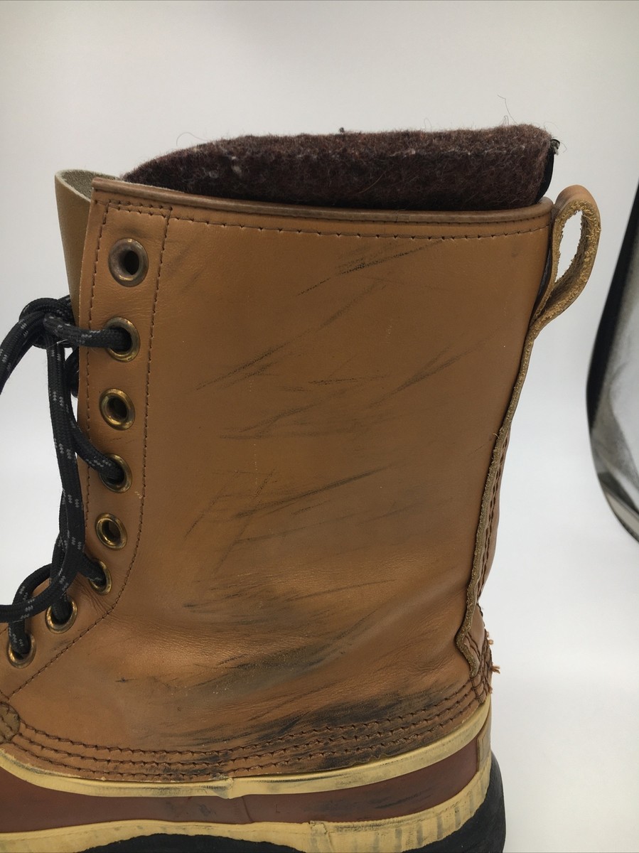 Vtg Sorel Mark V Rawhide Insulated Duck Boots Waterproof  display picture 2