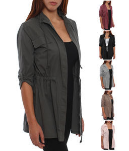 lange blusenjacke damen