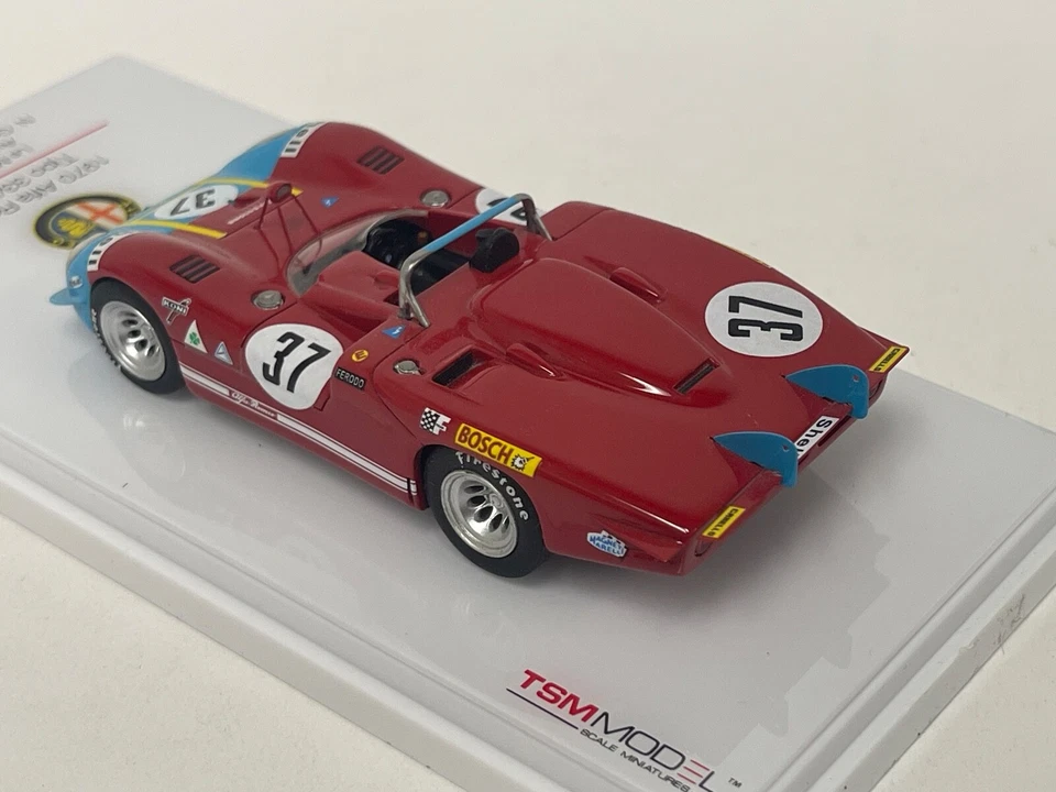 1/43 True Scala Tsm Alfa Romeo Tipo 33/3 1970 24 Ore Di Le Mans 144313 TA096 - Immagine 2 di 4