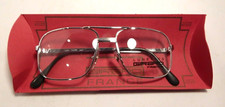 Vintage GIRARD 3110 White 50/18 Double Bridge Metal Eyeglass Frame NOS 388
