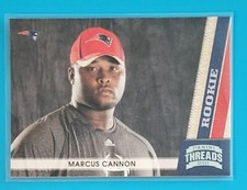2011 Panini Threads Rookie #211 Marcus Cannon New England Patriots Football Card