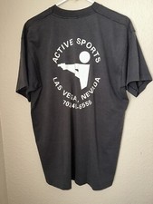 Active Sports Las Vegas Nevada Vintage T-shirt Single Stitch SZ XL Made In USA