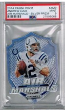 2014 Panini Prizm Andrew Luck Air Marshals - Silver Prizm PSA 9