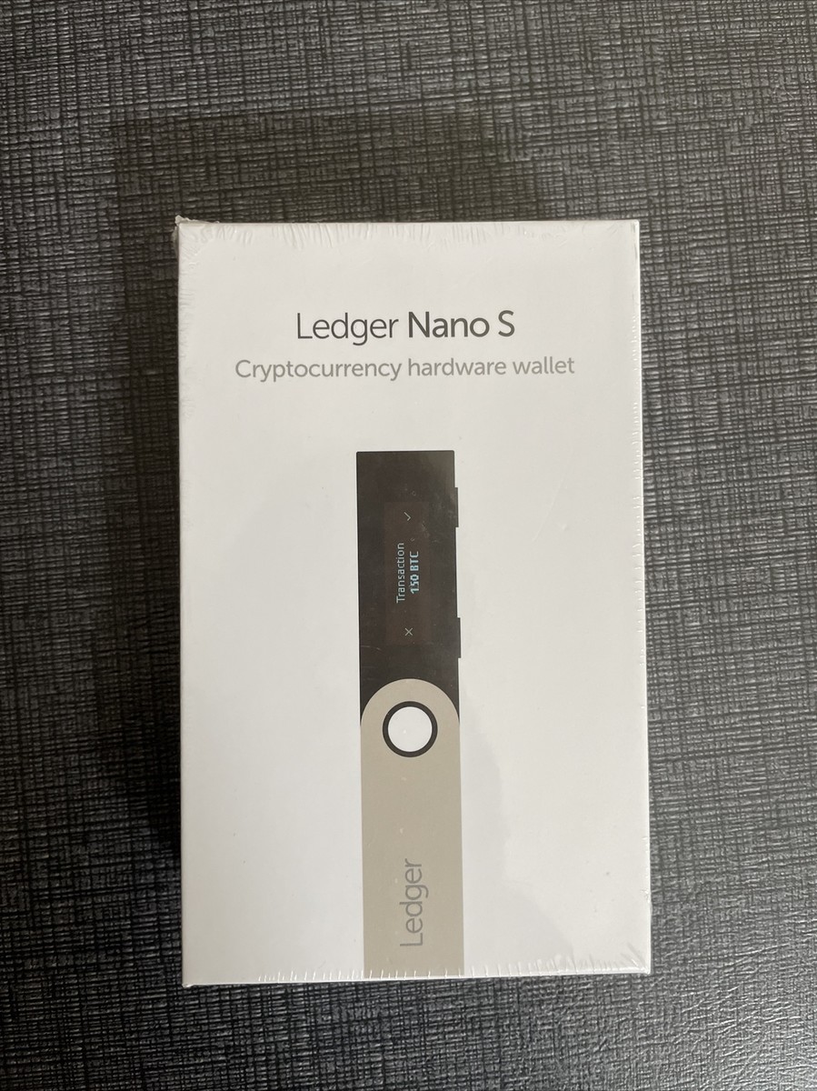 Ledger Nano S Cryptocurrency Hardware Wallet - Sealed New in Box
