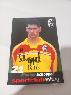 Signierte AK Manuel Schoppel SC Freiburg NEU
