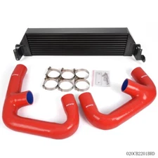 Fit For Volkswagen Golf R GTI MK7 Twin Core Intercooler + Hose Upgrade Kit