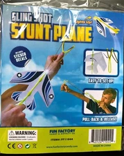 Airplane Glider w/ LED Light for night flite & Slingshot Launcher US SHIPS $1.99