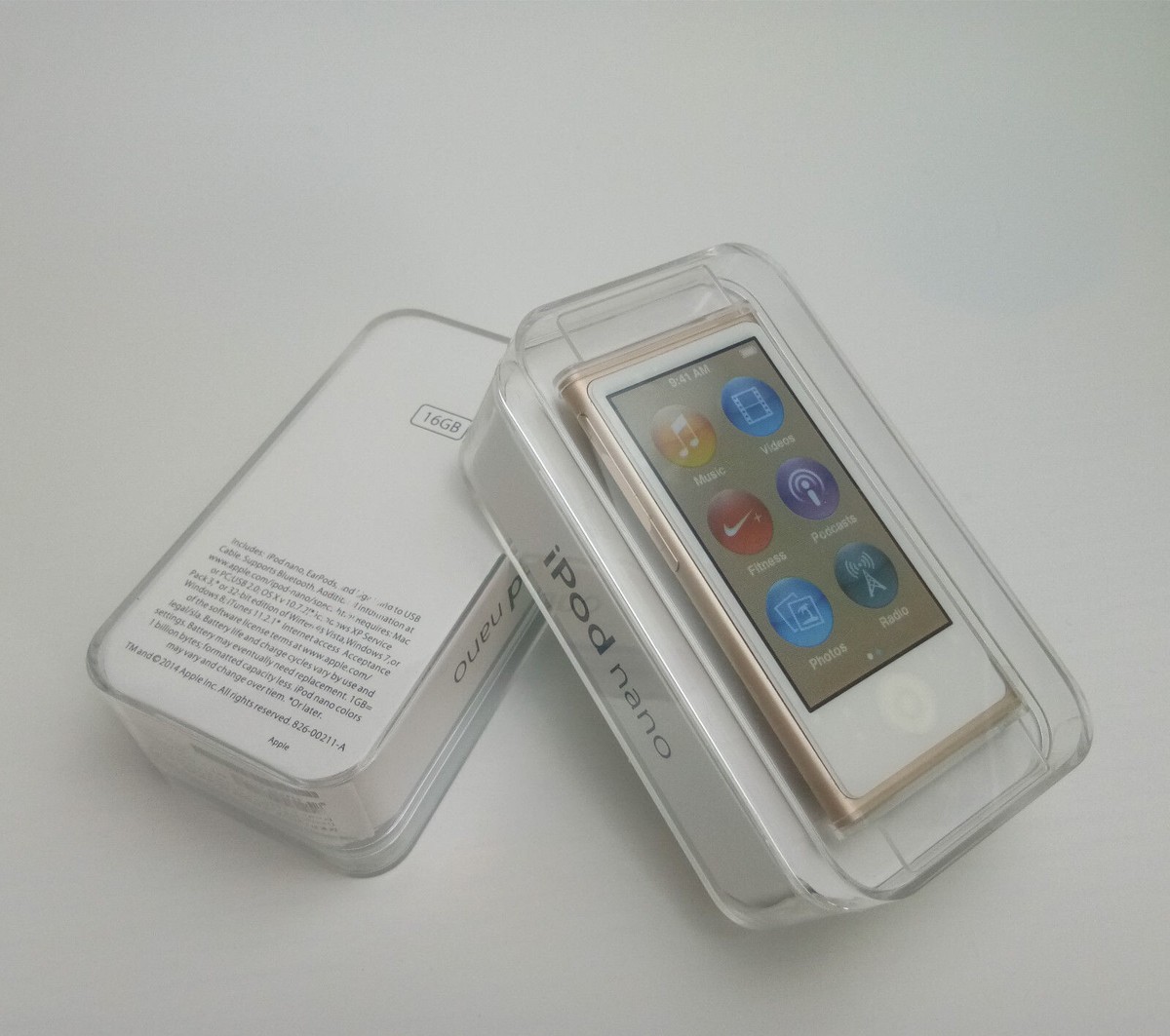 Apple iPod Nano 7th Generation 16GB Gold Blue Silver Gray Apple iPod Nano 7th Generation 16GB Gold Blue Silver Gray