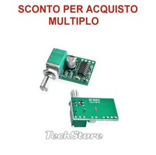 Mini Amplificatore con CONTROLLO VOLUME Audio Stereo Digitale 3W+3W con PAM8403