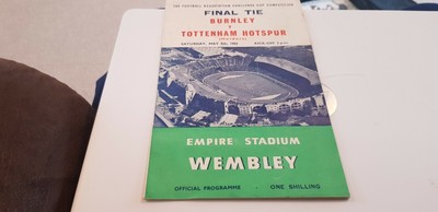 1962 FA Cup Final Burnley v Tottenham Hotspur | eBay