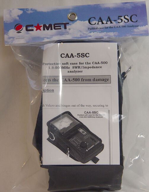 COMET CAA-5SC Soft Case for CAA-500 or CAA-500  mark II antenna analyzer FS. Available Now for $48.95