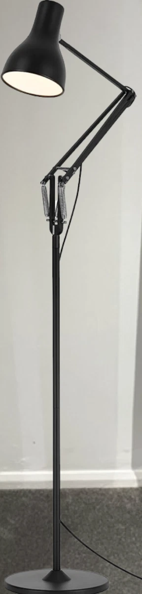 Anglepoise Type 75 Floor Lamp Aluminium Adjustable Light Direction Black