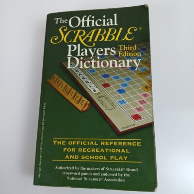 Book, The official scrabble player's dictionary third edition official reference