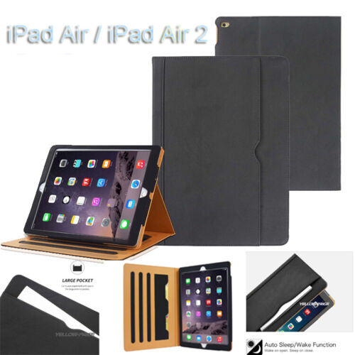 Leather Case for iPad Pro 11 12.9 1st. 2nd.Gen Slim Smart Case + Screen Cover 3x - 第 1/11 張圖片