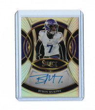 Byron Murphy – 2025 Panini Select Silver Prizm Signatures #SP-BMY
