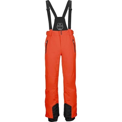Kiltec Skihose Gr. L Rot   10.000 mm Wassersäule   abnehmbarer Latz   neuwertig