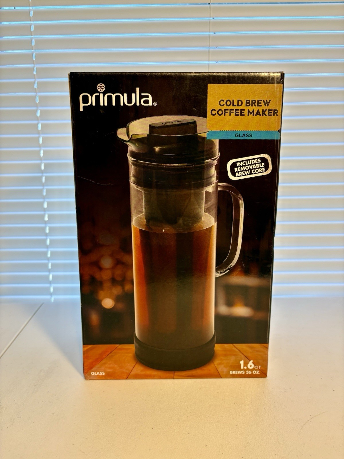 W/ Brew Filter 1.6 Qt New