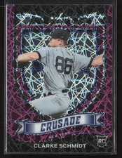 Clarke Schmidt 2021 Panini Chronicles #17 Crusade Purple Velocity