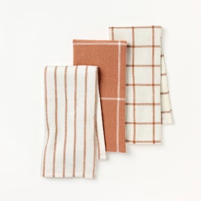 Kitchen Towels Terracotta Orange  Cotton Dish & Hand Towels,28''x18''