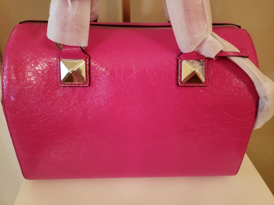 🌷 NUEVO CON ETIQUETAS 🌷Michael Kors 🌷 Bolso Bandolera/Cartera Mediano GRAYSON WILD BERRY PINK  Foto 2 de 4