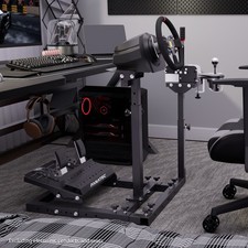 Hottoby Racing Simulator Wheel Stand Square Tube Fits For Thrustmaster Logitech