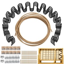 Couch Spring Repair Kit Fix Sofa Support Sagging Cushion Wire Clip Screw 4 PCS