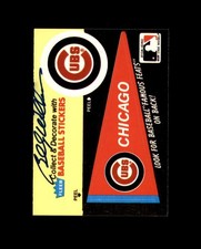 Billy Williams Hand Signed Fleer Sticker Chicago Cubs Autograph